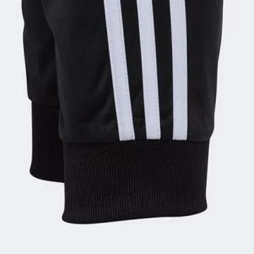adidas Boys' Big Active Sports Athletic Tricot Jogger Pant, Iconic Black, M 10/12