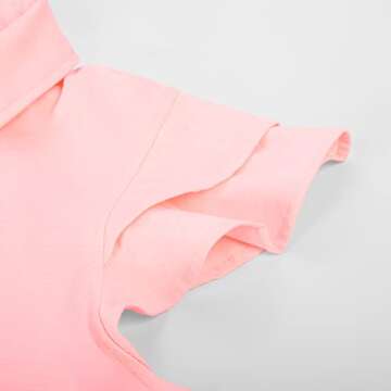 JACK SMITH Womens Golf Shirt Sleeveless Button Up UPF 50+ Quick Dry Athletic Tank Tops V Neck Collared Shirts(XL, Light Pink)