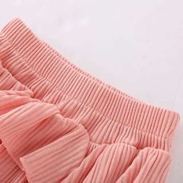 Charming Newborn Baby Girls' 2Pcs Summer Outfit Set - Pink