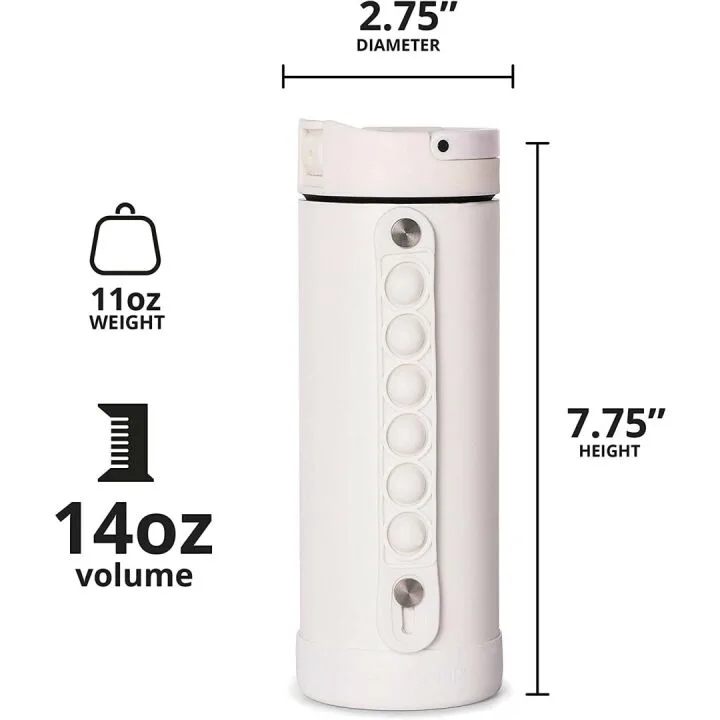 Fidget Pop Water Bottle for Kids - Fun & Functional