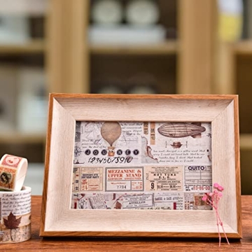 DAPUTOU Vintage Washi Tape Set 18 Rolls Decorative Tape