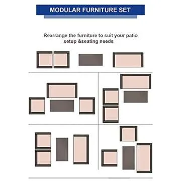 Stylish BPTD 4 Pieces Outdoor Furniture Set for All Spaces