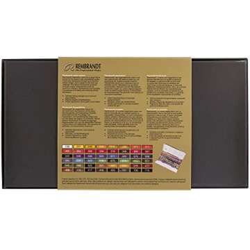 Rembrandt Watercolor Paint Deluxe Set 48 Pans & Brush