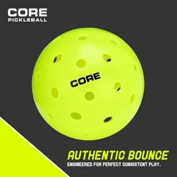 Durable CORE Pickleball Balls for Professionals and All Skill Levels