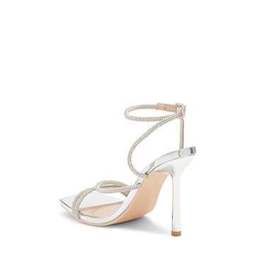 Wild Diva Women's Rhinestone Embellished Stiletto Heels