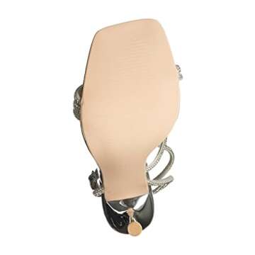 Wild Diva Women's Rhinestone Embellished Stiletto Heels