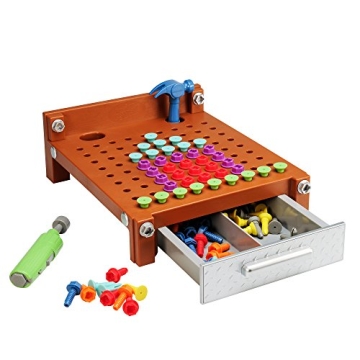 Educational Insights Design & Drill My First Workbench - STEM Toy for Kids Age 3+