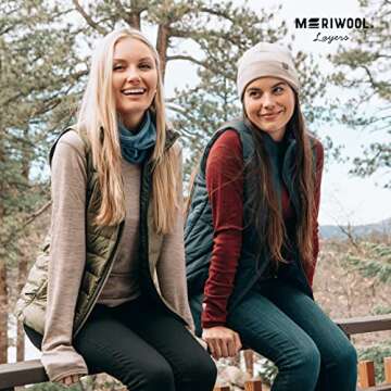 MERIWOOL Women's Merino Wool Thermal Shirt for All Seasons