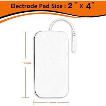 Durable Reusable TENS Unit Pads for Maximum Pain Relief.