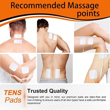 Durable Reusable TENS Unit Pads for Maximum Pain Relief.