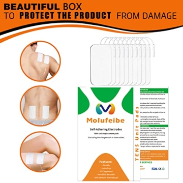 Durable Reusable TENS Unit Pads for Maximum Pain Relief.