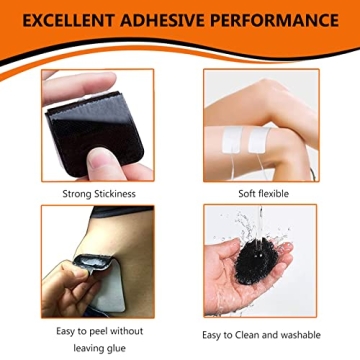 Durable Reusable TENS Unit Pads for Maximum Pain Relief.