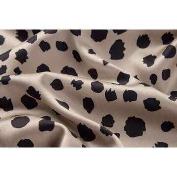 Reaowazo Mini Skirts for Women Satin High Elastic Waist Ruffle Bodycon Short Skirt Leopard Medium