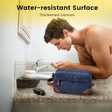 Vorspack Water-Resistant Hanging Toiletry Bag for Men