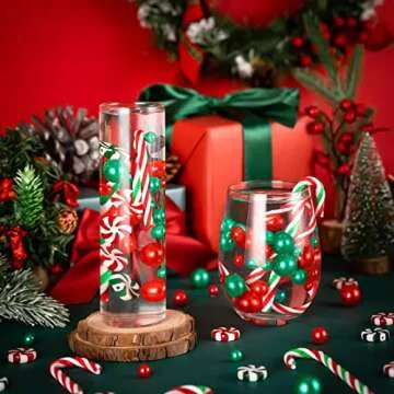 120 Pcs Christmas Vase Filler - Festive Table Decorations