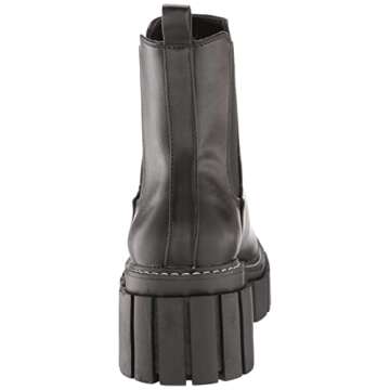 Madden Girl Women's Pheobee Chelsea Boot, Black Paris, 6
