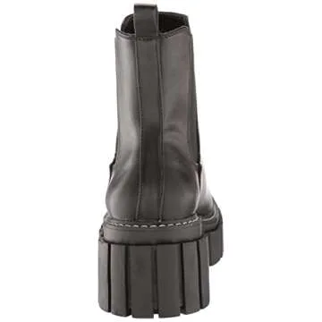Madden Girl Women's Pheobee Chelsea Boot, Black Paris, 6