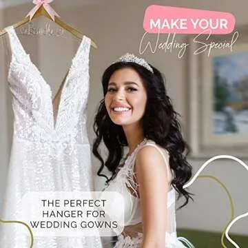 Bride to Be Wedding Dress Hanger, Bride Hanger for Wedding Dress, Wooden Wedding Hanger, Bridal Hanger, Bridal Hangers for Wedding Dress, Gown or Bridal Shower! (Natural Wood)