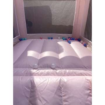 WKAIXU PVC Tarpaulin Bounce House for Kids 1-8 Years