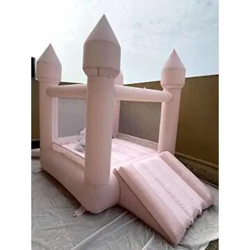 WKAIXU PVC Tarpaulin Bounce House for Kids 1-8 Years