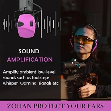 ZOHAN EM054 Electronic Ear Protection with Noise Reduction