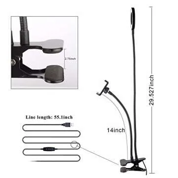 Sokani Selfie Ring Light for YouTube TikTok Zoom Calls