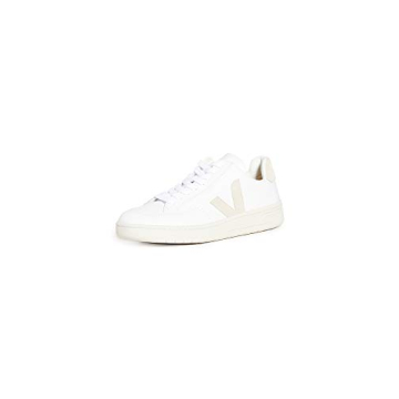 Sustainable Veja Women's V-12 Sneakers in Extra-White/Sable