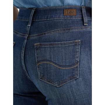 Lee Women's Ultra Lux Comfort with Flex Motion Bootcut Jean Royal Chakra 16 Long