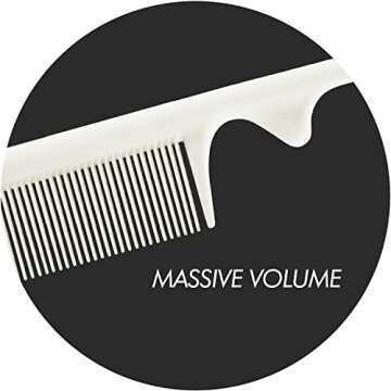 Sam Villa Rat Tail Comb for Cutting and Styling Hair