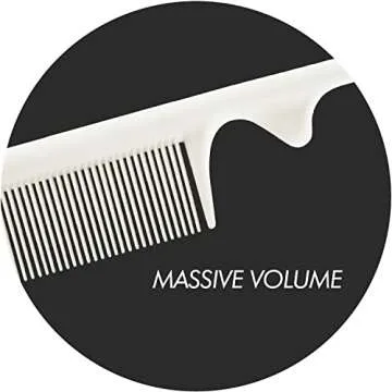 Sam Villa Rat Tail Comb for Cutting and Styling Hair