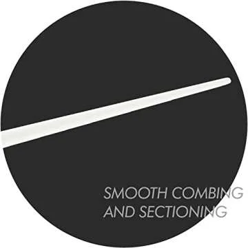 Sam Villa Rat Tail Comb for Cutting and Styling Hair