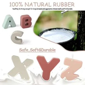 TOYHDAYO Silicone Alphabet Puzzle for Toddlers 1-3, Alphabet Toys with Puzzle Board & Letter Blocks ABC Letter Puzzles, Educational Learning Toys for Toddlers, Best Preschool Education Gift