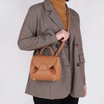 Lovehomily Versatile Women Small Crossbody Bag Lightweight Cell Phone Purse Top Handle Bag Daily Dating Purses Trendy Shoulder Bag