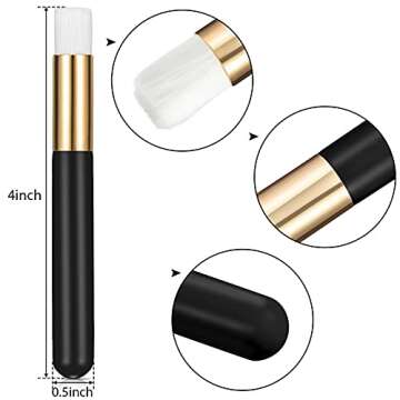 30 Lash Cleaning Brushes for Skincare and Makeup Application