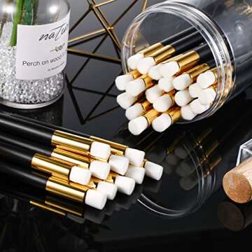 30 Lash Cleaning Brushes for Skincare and Makeup Application