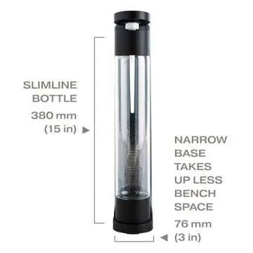 Twenty39 qarbo CLASSIC Sparkling Water Maker Machine - Soda Beverage Carbonator for Home, Seltzer & Carbonated Beverage Dispenser, Water Carbonation Fizz Maker (Matte Black)