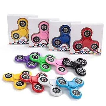 SCIONE Fidget Spinner 10 Pack for Stress Relief Gifts