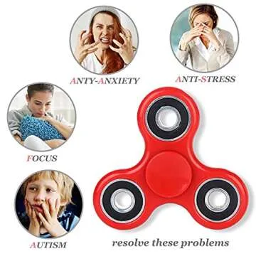 SCIONE Fidget Spinner 10 Pack for Stress Relief Gifts