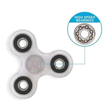 SCIONE Fidget Spinner 10 Pack for Stress Relief Gifts