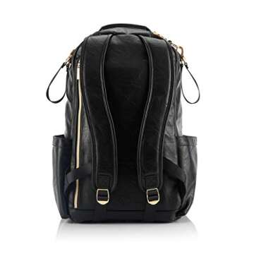 Itzy Ritzy Chelsea + Cole Diaper Bag Backpack - Studded Boss Backpack Diaper Bag Includes 19 Pockets...