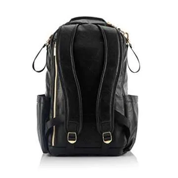 Itzy Ritzy Chelsea + Cole Diaper Bag Backpack - Studded Boss Backpack Diaper Bag Includes 19 Pockets...