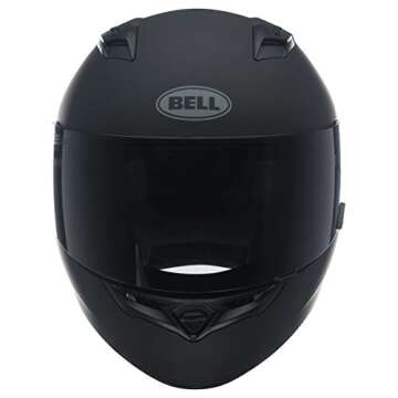 BELL Qualifier Full-Face Motorcycle Helmet (Matte Black - Large)