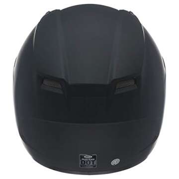 BELL Qualifier Full-Face Motorcycle Helmet (Matte Black - Large)
