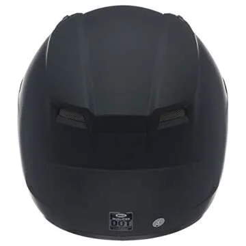 BELL Qualifier Full-Face Motorcycle Helmet (Matte Black - Large)