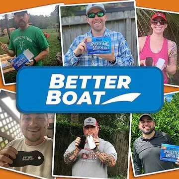 Upholstery Brush Set for Car and Boat Cleaning