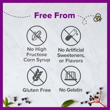 Zarbee's Elderberry Gummy Immune Support Supplement