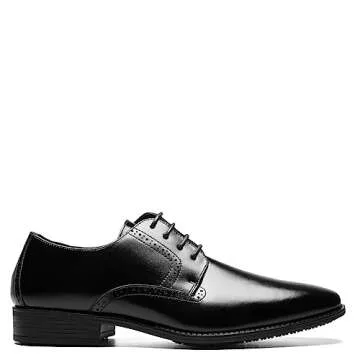 Stacy Adams Men's Ardell Slip Resistant Plain Toe Oxford, Black, 12 M US