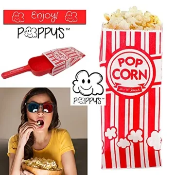Poppy's Popcorn Scoop Bundle - 50 Bags & Popcorn Scooper