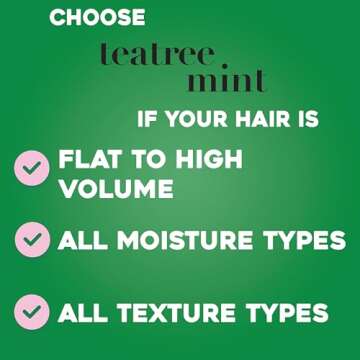 OGX Nourishing & Invigorating Shampoo with Tea Tree Oil, Peppermint Oil & Milk Proteins - Hydrating for Scalp, Paraben-Free & Sulfate-Free, 13 fl oz