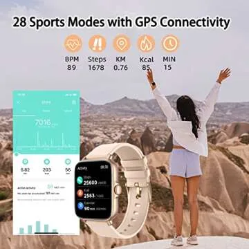 DXPICR Smart Watch - Fitness Tracker for Android & iOS